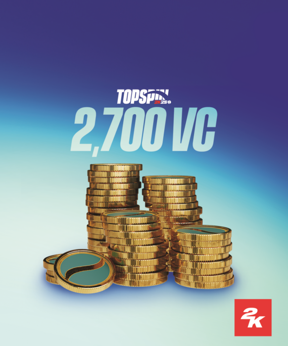 TopSpin 2K25: 2,700 Virtual Currency Pack
