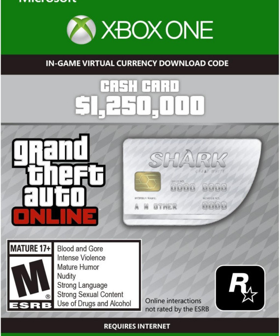 Microsoft C2C GTA Online: Great White Shark Cash Card (Xbox One) TR