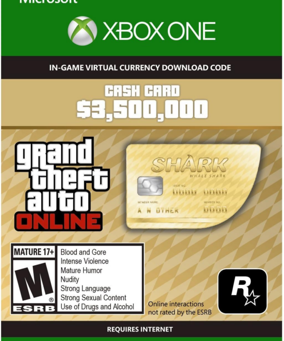 Microsoft C2C Grand Theft Auto V Whale Shark Card TR