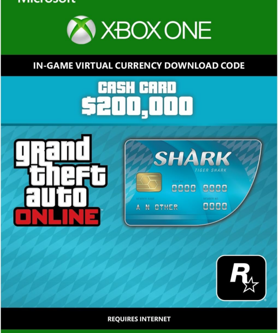 Microsoft C2C GTA Online: Tiger Shark Cash Card (Xbox One) TR