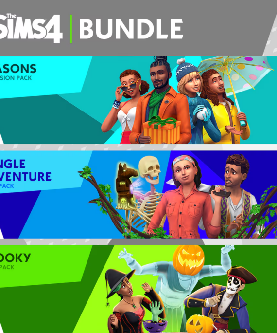 The Sims 4: Bundle (Seasons, Jungle Adventure, Spooky Stuff)