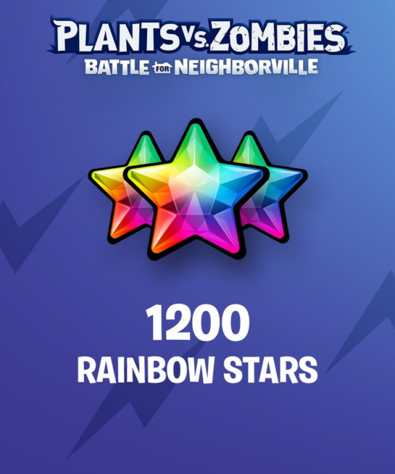 Plants vs. Zombies: Battle for Neighborville: 1200 Rainbow Stars