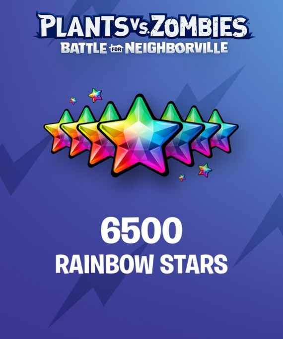 Plants vs. Zombies: Battle for Neighborville: 6500 Rainbow Stars