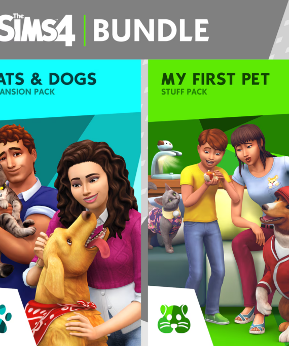 The Sims 4: Cats and Dogs PLUS My First Pet Stuff
