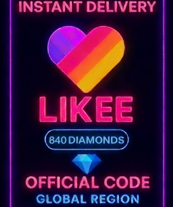 Likee 840 Diamonds Code - 20$