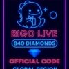 Bigo Live - 840 Diamonds (Global)