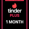 Tinder Plus Code - 1 Month