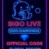 Bigo Live - 1020 Diamonds (Global)