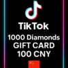 TikTok - Douyin 1000 Diamonds Gift Card 100 CNY