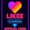 Likee 42 Diamonds Code - 1$