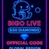 Bigo Live - 630 Diamonds (Global)