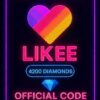 Likee 4200 Diamonds Code - 100$