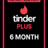 Tinder Plus Code - 6 Month