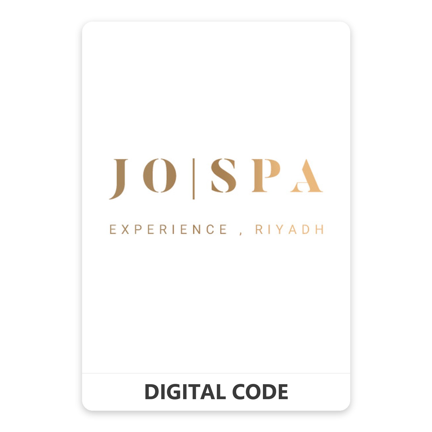 Jo Spa Gift Card 250 SAR